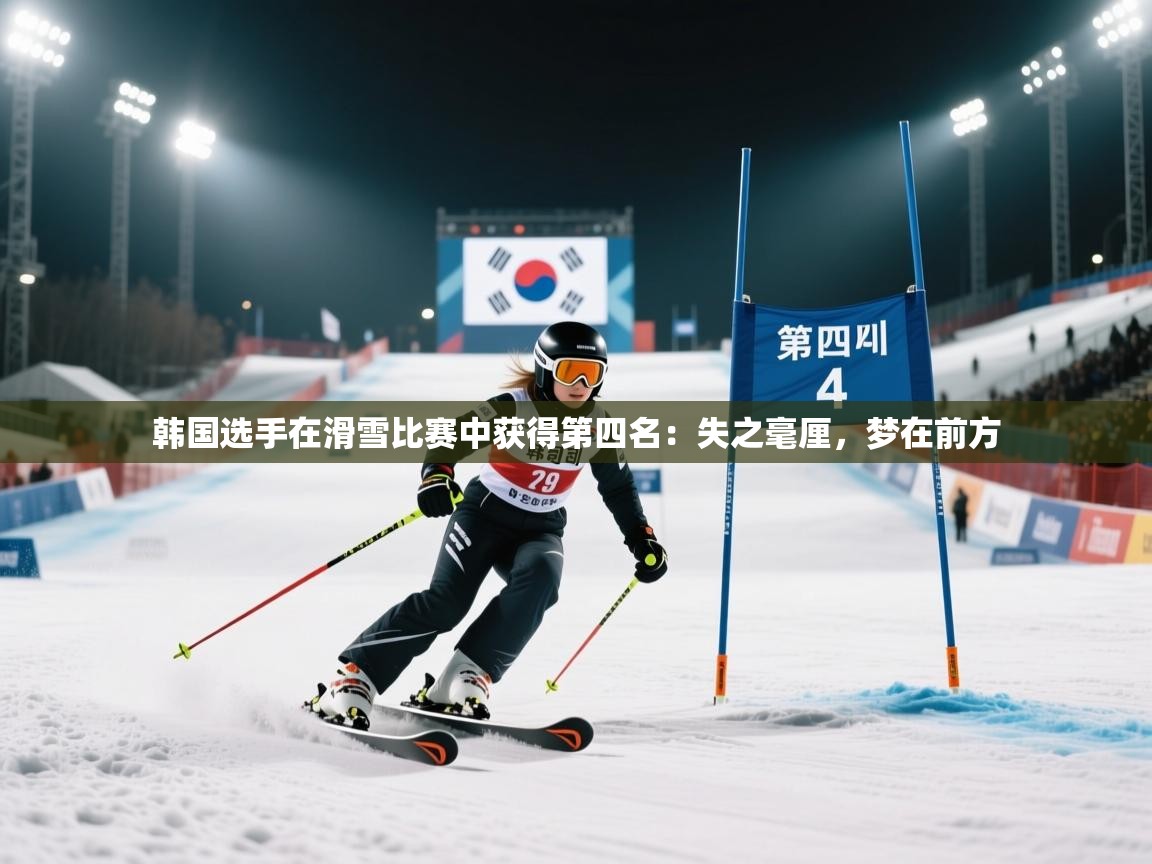 韩国选手在滑雪比赛中获得第四名:失之毫厘,梦在前方 第1张